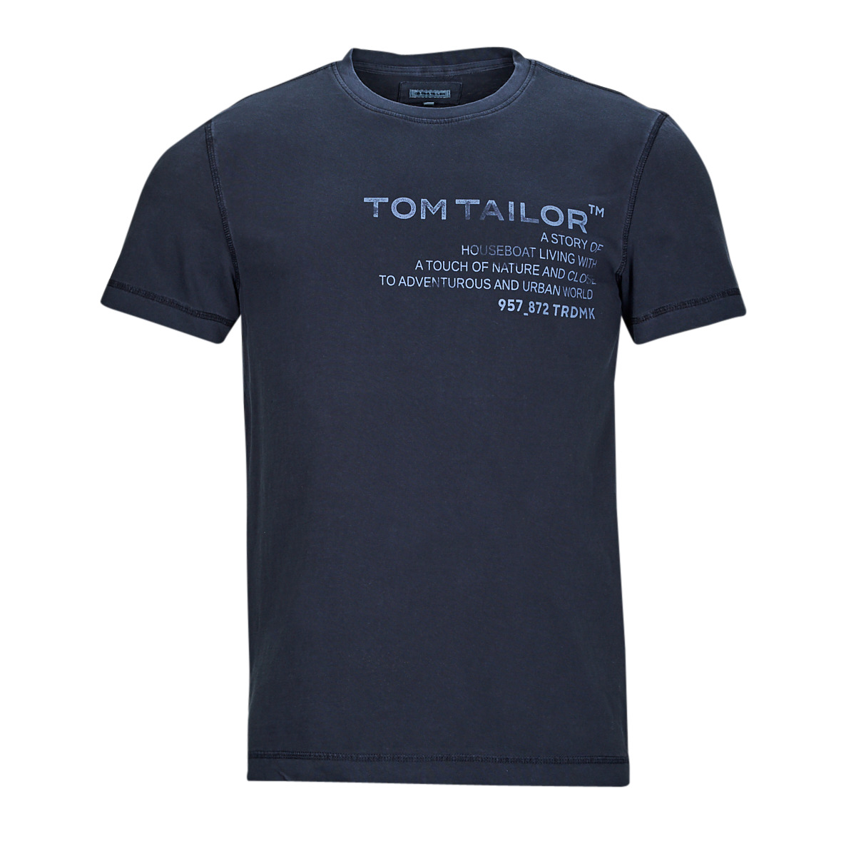 textil Hombre Camisetas manga corta Tom Tailor 1035638 Marino