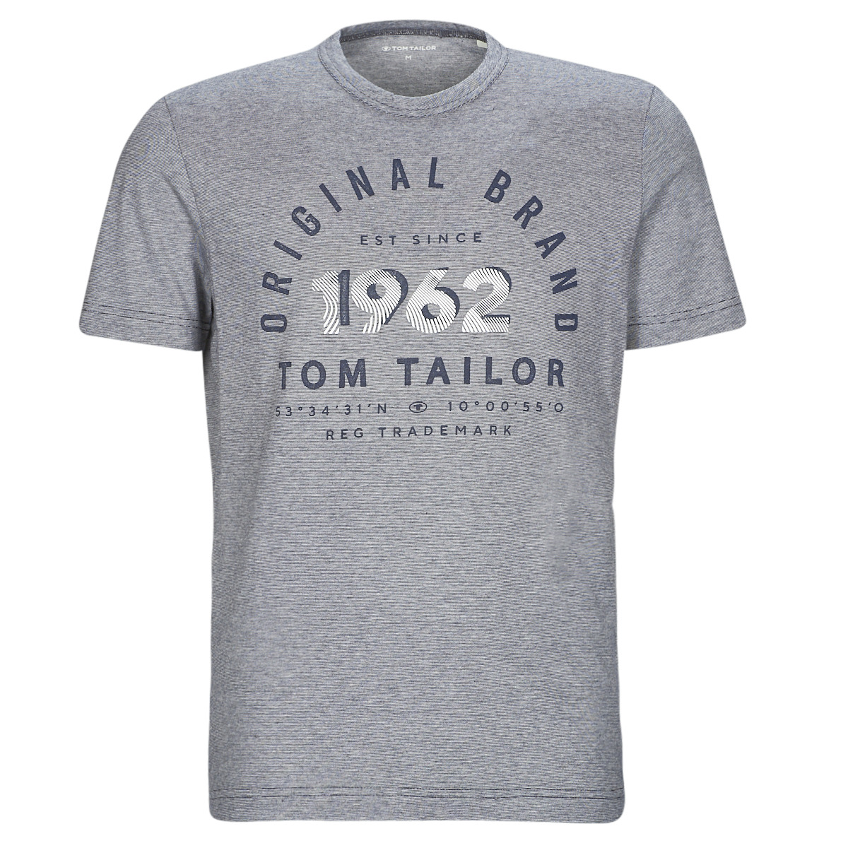 textil Hombre Camisetas manga corta Tom Tailor 1035549 Gris