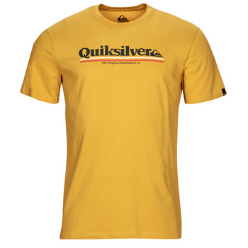 textil Hombre Camisetas manga corta Quiksilver BETWEEN THE LINES SS Amarillo