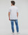 textil Hombre Camisetas manga corta Quiksilver BETWEEN THE LINES SS Blanco / Azul