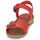 Zapatos Mujer Sandalias Kickers BUCIDI Rojo