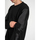 textil Hombre Jerséis Les Hommes LKK112 603A | Classic Fit Jumper with Nylon Detail on Sleeves Negro