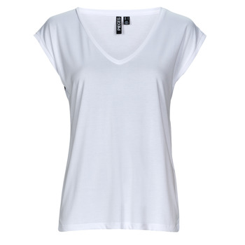 textil Mujer Camisetas sin mangas Pieces PCKAMALA TEE Blanco