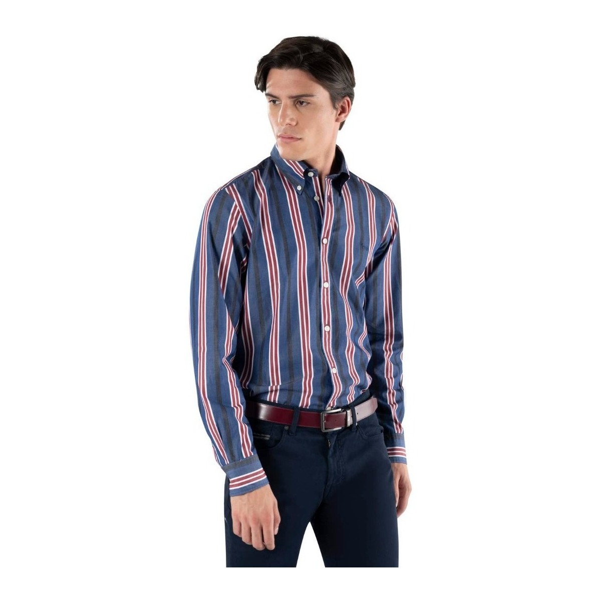 textil Hombre Camisas manga larga Harmont & Blaine CRI011012048B Azul
