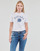 textil Mujer Camisetas manga corta Diesel T-REG-G7 Blanco / Azul
