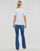 textil Mujer Camisetas manga corta Diesel T-REG-G7 Blanco / Azul