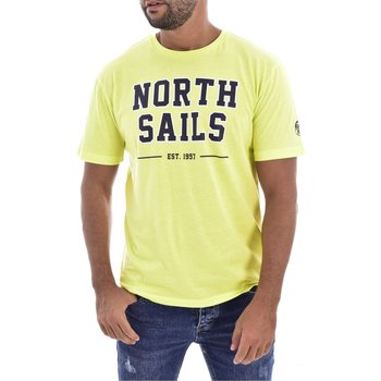 textil Hombre Camisetas manga corta North Sails 2406 - Hombres Amarillo