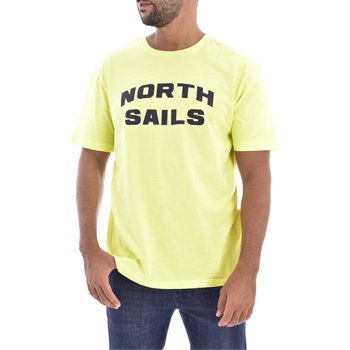 textil Hombre Camisetas manga corta North Sails 2418 - Hombres Amarillo