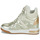 Zapatos Mujer Zapatillas altas Guess LISA Blanco / Oro