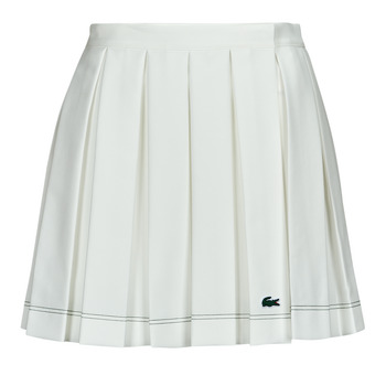 textil Mujer Faldas Lacoste JF6414-70V Blanco