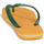 Zapatos Chanclas Havaianas BRASIL LOGO Amarillo / Verde