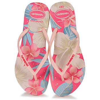 Zapatos Mujer Chanclas Havaianas SLIM FLORAL Rosa