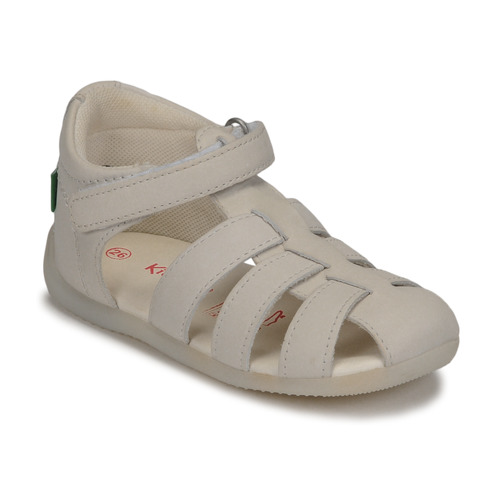 Zapatos Niños Sandalias Kickers BIGFLO-2 Blanco