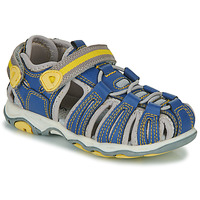 Zapatos Niños Sandalias de deporte Kickers KAWA Azul / Amarillo