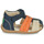 Zapatos Niños Sandalias Kickers BIGBAZAR-2 Marino / Coral / Beige