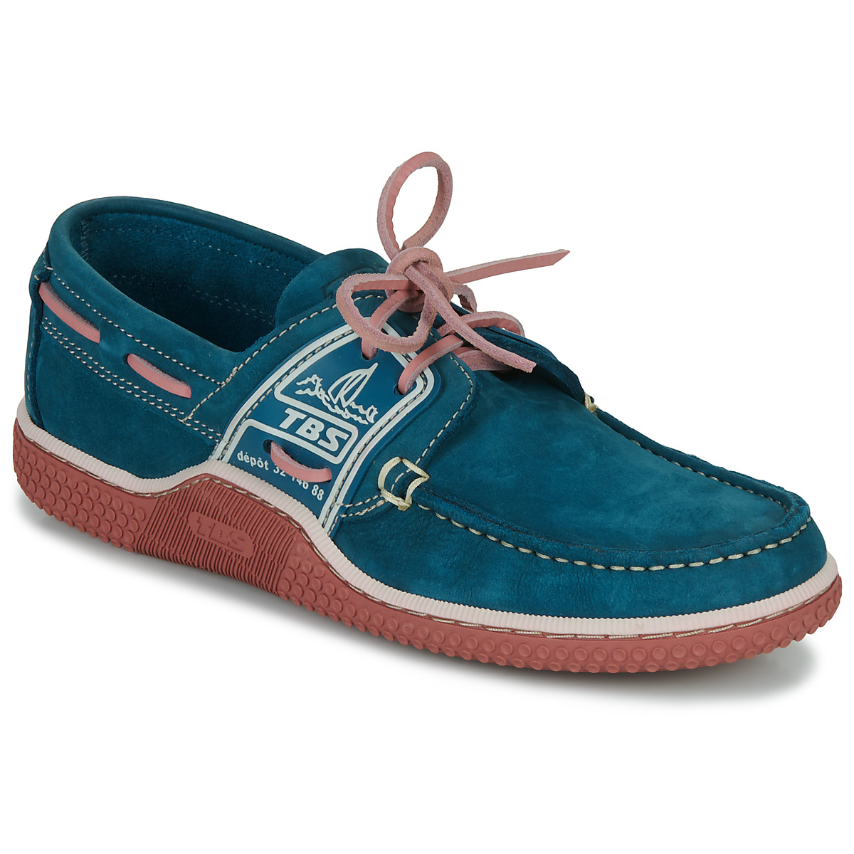 Zapatos Hombre Zapatos náuticos TBS GLOBEK Azul / Rojo