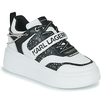 Zapatos Mujer Zapatillas bajas Karl Lagerfeld ANAKAPRI Krystal Strap Lo Lace Blanco / Negro