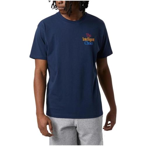 textil Hombre Camisetas manga corta New Balance MT23502 NGO Azul
