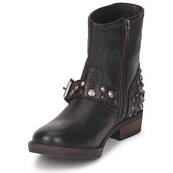 Pieces ISADORA LEATHER BOOT Negro