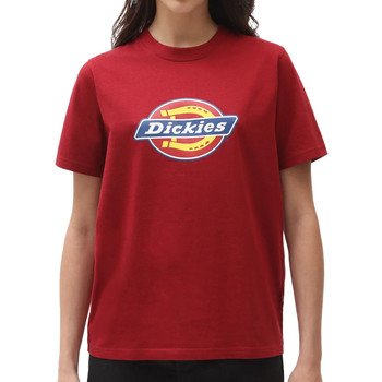textil Mujer Camisetas manga corta Dickies  Rojo