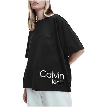 textil Mujer Camisetas manga corta Calvin Klein Jeans J20J219934 BEH Negro