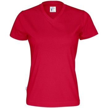 textil Mujer Camisetas manga larga Cottover  Rojo