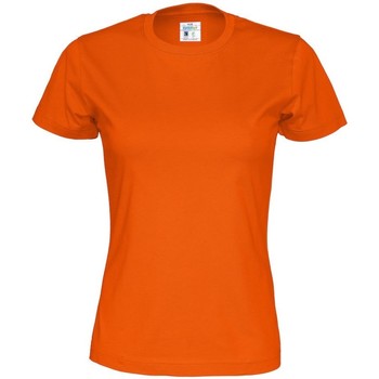 textil Mujer Camisetas manga larga Cottover  Naranja