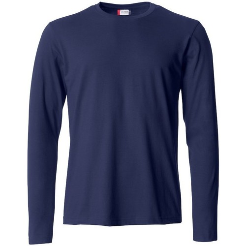 textil Hombre Camisetas manga larga C-Clique Basic Azul