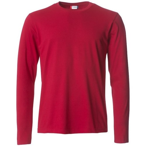 textil Hombre Camisetas manga larga C-Clique Basic Rojo