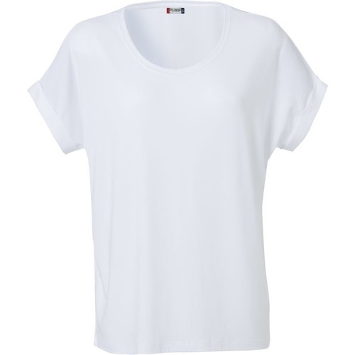textil Mujer Camisetas manga larga C-Clique Katy Blanco