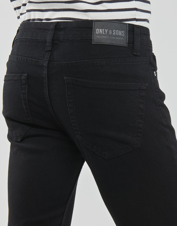 Only & Sons  ONSLOOM BLACK 4324 JEANS VD Negro