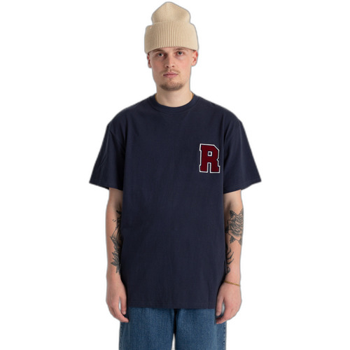 textil Hombre Camisetas manga corta Revolution T-shirt  Loose Azul