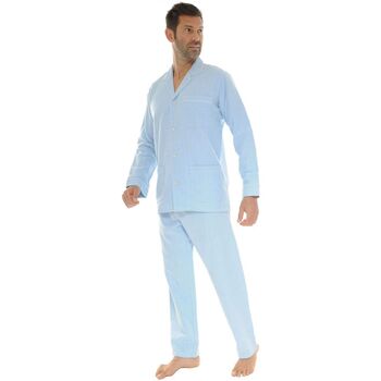 textil Hombre Pijama Christian Cane FLAINE Azul