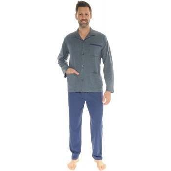 textil Hombre Pijama Christian Cane ILIODES Azul