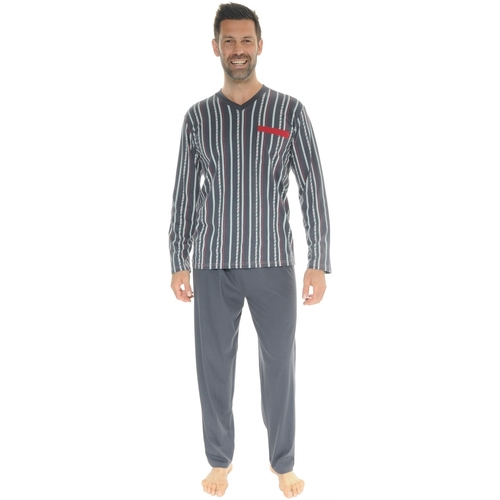 textil Hombre Pijama Christian Cane ISTRES Gris