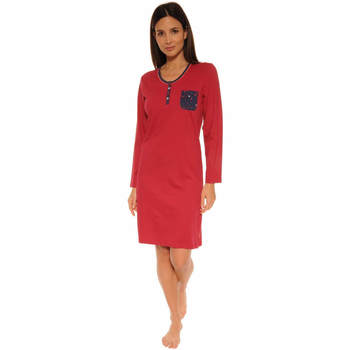 textil Mujer Pijama Christian Cane AURORE Rojo