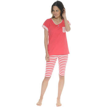 textil Mujer Pijama Christian Cane FARAH Rojo
