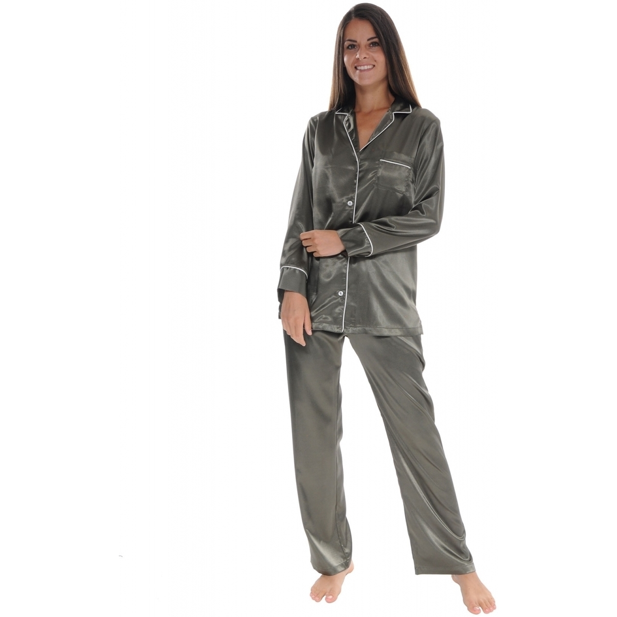 textil Mujer Pijama Christian Cane JAYNE Verde