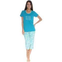 textil Mujer Pijama Christian Cane MADELINE Azul