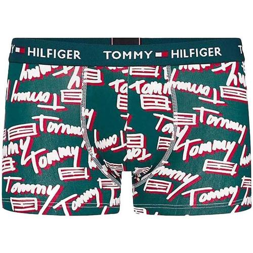 textil Hombre Camisas manga larga Tommy Hilfiger TRUNK TOMMY FLAG Verde