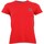 textil Mujer Camisetas manga corta Peak Mountain T-shirt manches courtes femme ACODA Rojo