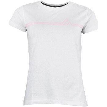 textil Mujer Camisetas manga corta Peak Mountain T-shirt manches courtes femme AURELIE Blanco