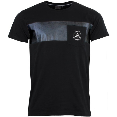 textil Hombre Camisetas manga corta Peak Mountain T-shirt manches courtes homme CABRI Negro