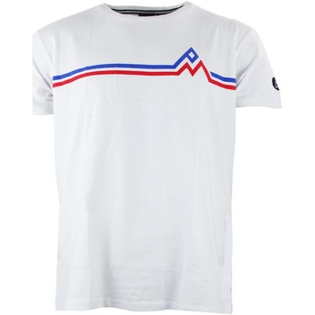textil Hombre Camisetas manga corta Peak Mountain T-shirt manches courtes homme CASA Blanco