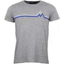 textil Hombre Camisetas manga corta Peak Mountain T-shirt manches courtes homme CASA Gris