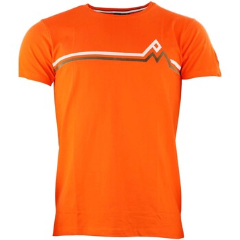 textil Hombre Camisetas manga corta Peak Mountain T-shirt manches courtes homme CASA Naranja
