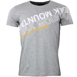 textil Hombre Camisetas manga corta Peak Mountain T-shirt manches courtes homme CYCLONE Gris