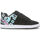 Zapatos Mujer Deportivas Moda DC Shoes Court graffik 300678 BLACK/PINK/CRAZY (BPZ) Negro