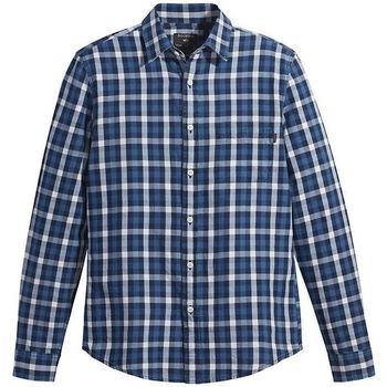 textil Hombre Camisas manga larga Dockers A1114 0035-WOVEN SAN LEANDRO Azul