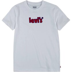 textil Niña Camisetas manga corta Levi's 195913 Blanco